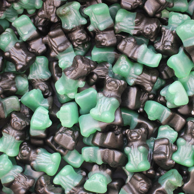 Pandabeertjes Drop-mint – Peppermint & Mild Salt Liquorice Gummy Bears