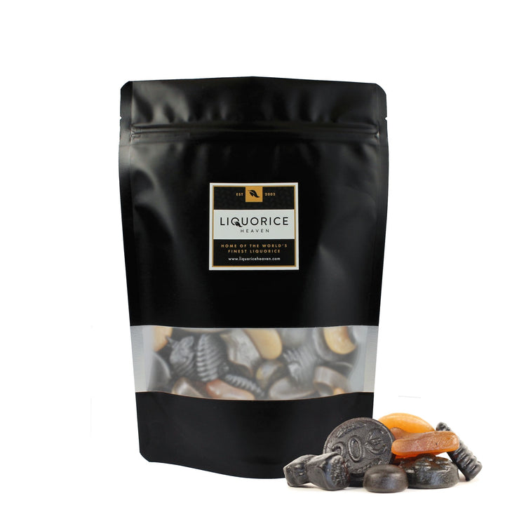 Partijdrop - Dutch Black Liquorice. Mix Of Sweet, Single & Double Salt + Honey