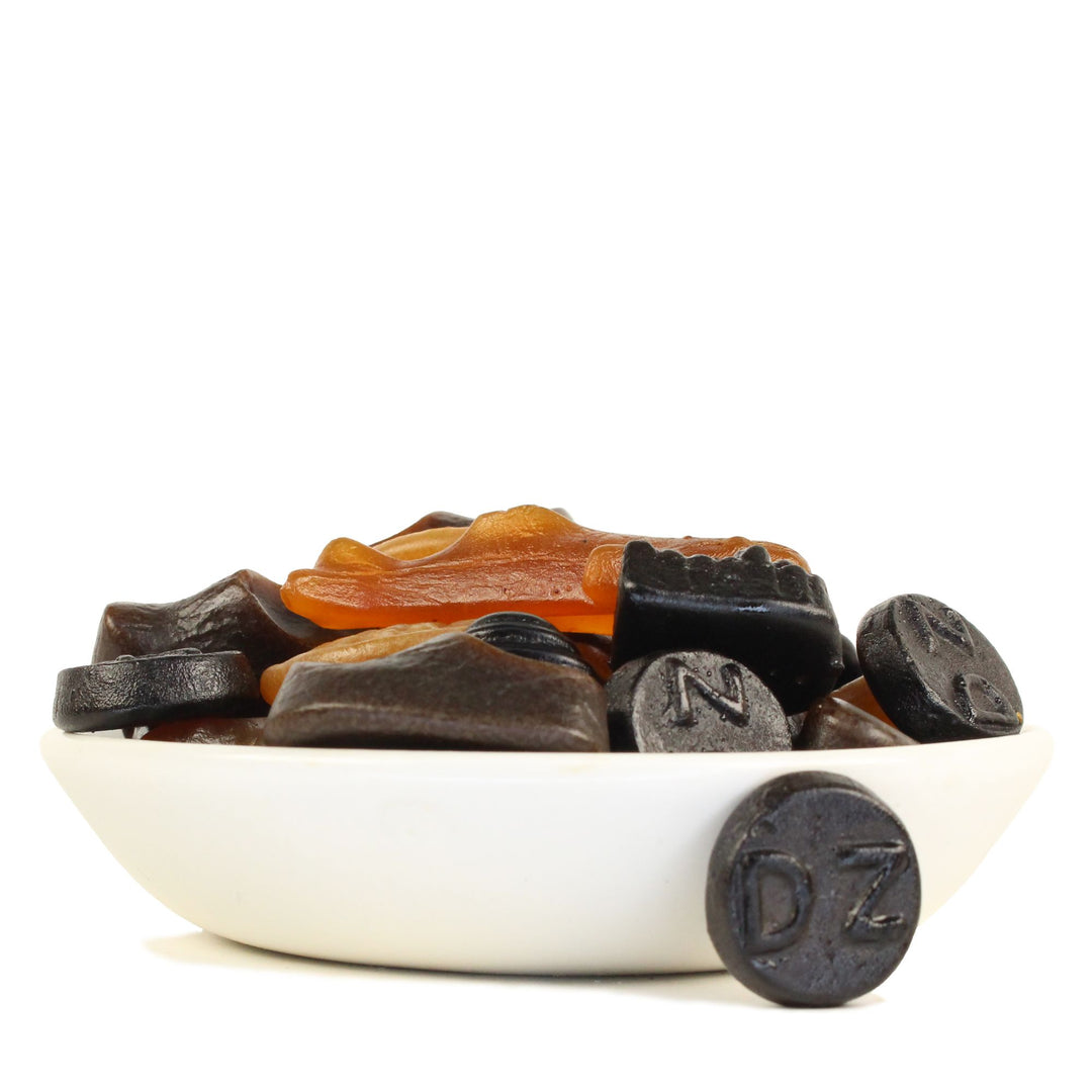 Partijdrop - Dutch Black Liquorice. Mix Of Sweet, Single & Double Salt + Honey