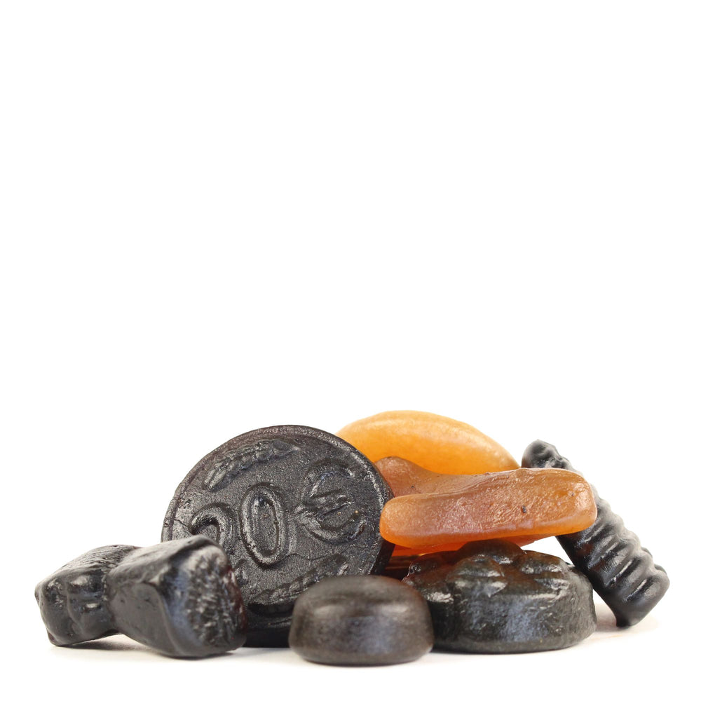 Partijdrop - Dutch Black Liquorice. Mix Of Sweet, Single & Double Salt + Honey