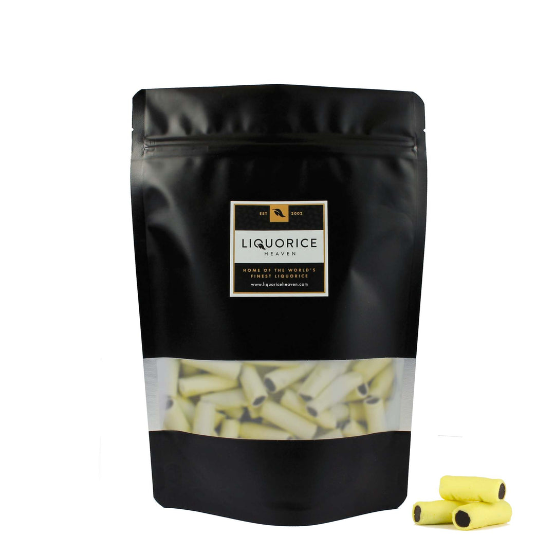 Banana Coated Sweet Black Liquorice - from Finland