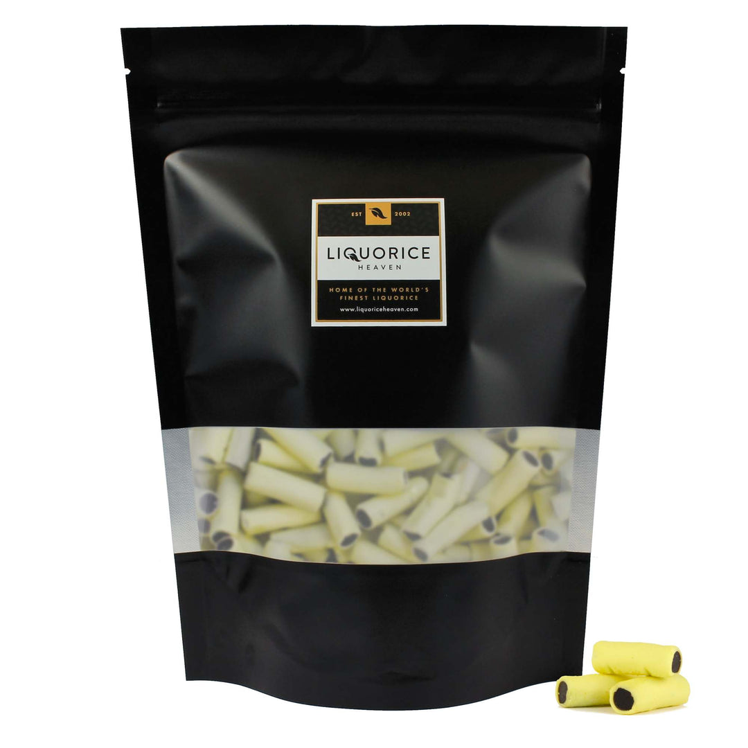 Banana Coated Sweet Black Liquorice - from Finland