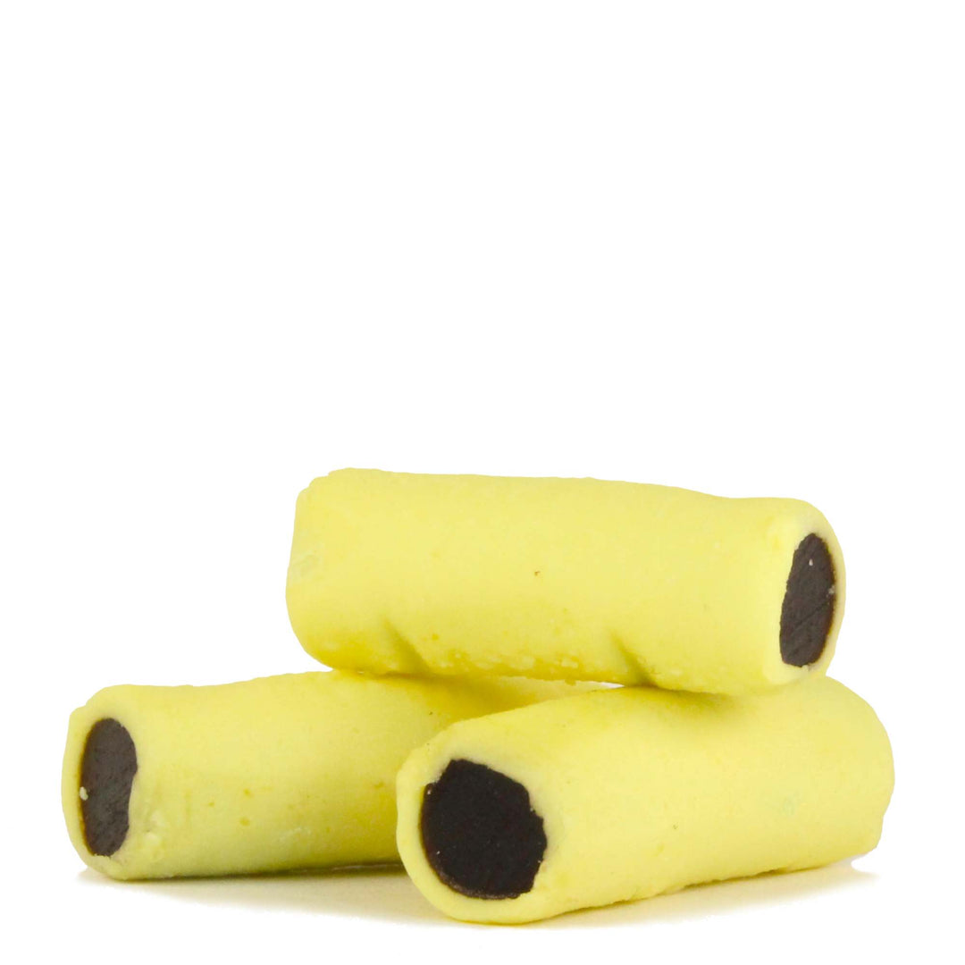 Banana Coated Sweet Black Liquorice - from Finland
