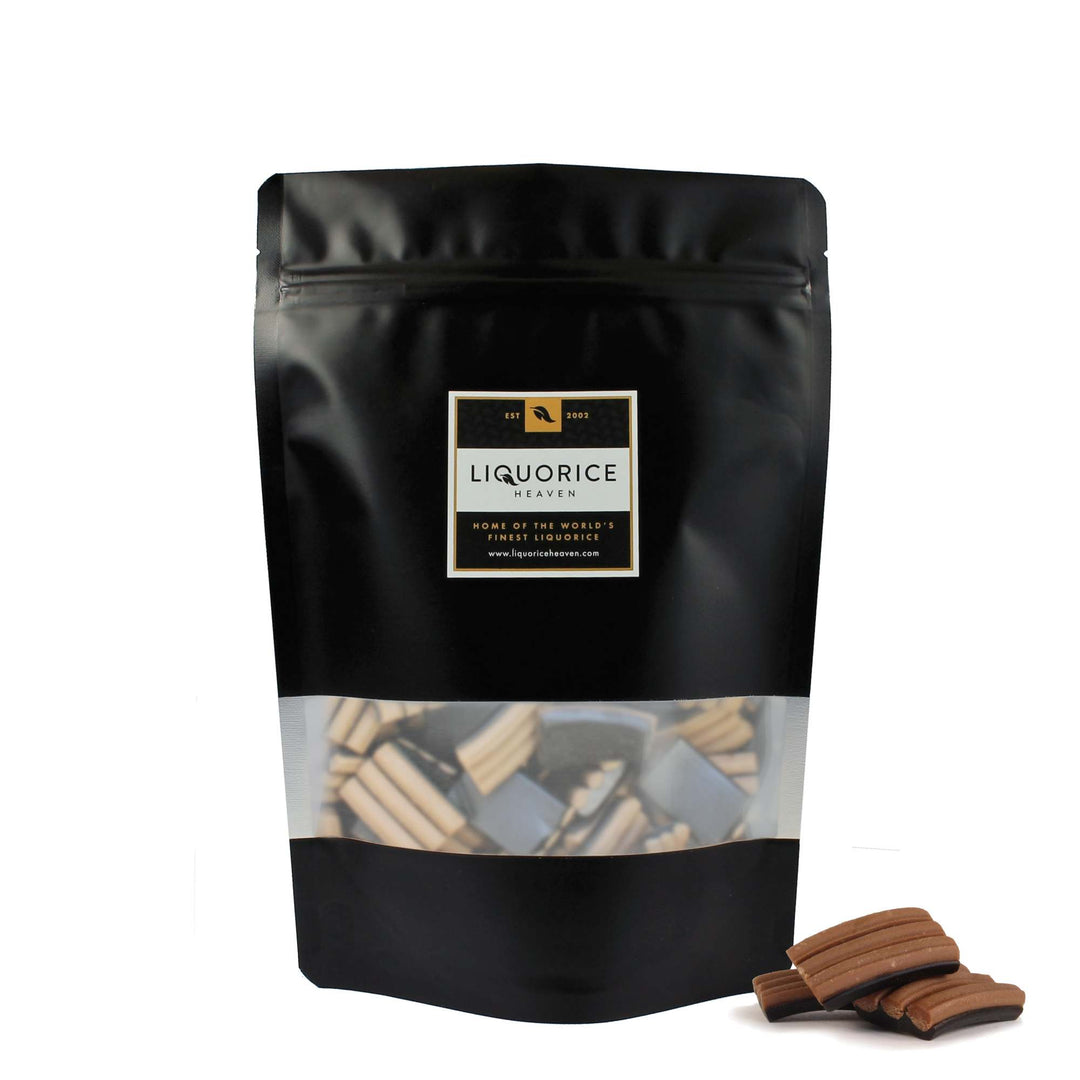 Porvoon Lakritsi Chocolate Flavoured Sweet Black Liquorice Stripes