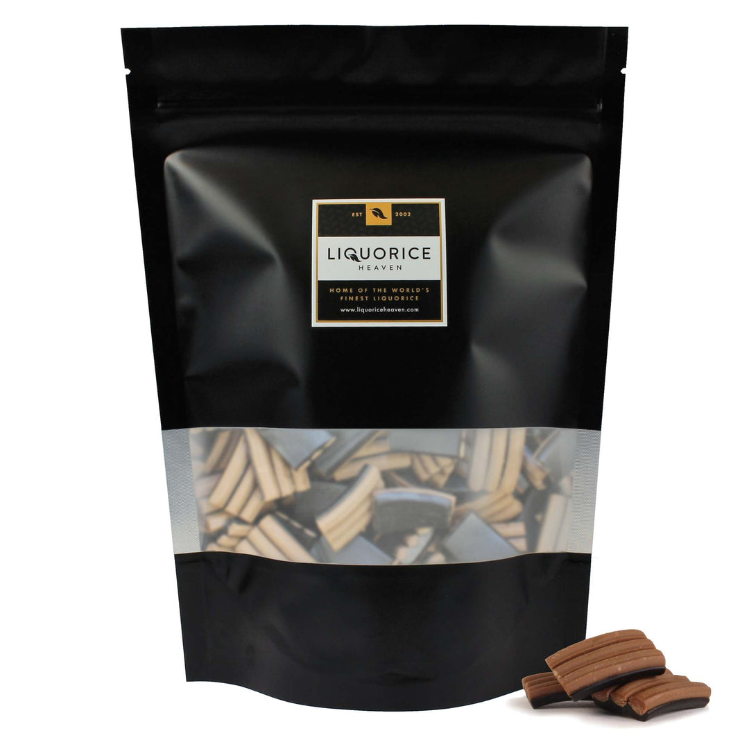 Porvoon Lakritsi Chocolate Flavoured Sweet Black Liquorice Stripes