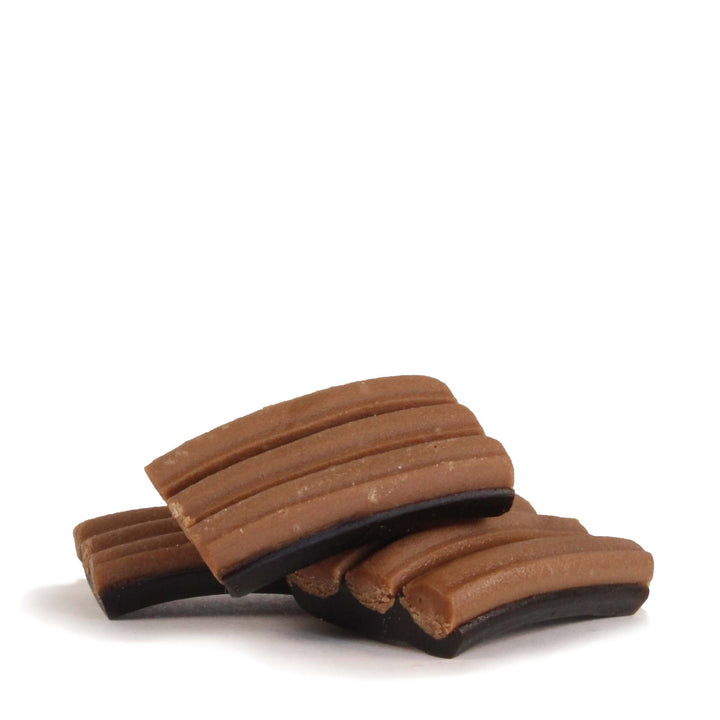 Porvoon Lakritsi Chocolate Flavoured Sweet Black Liquorice Stripes