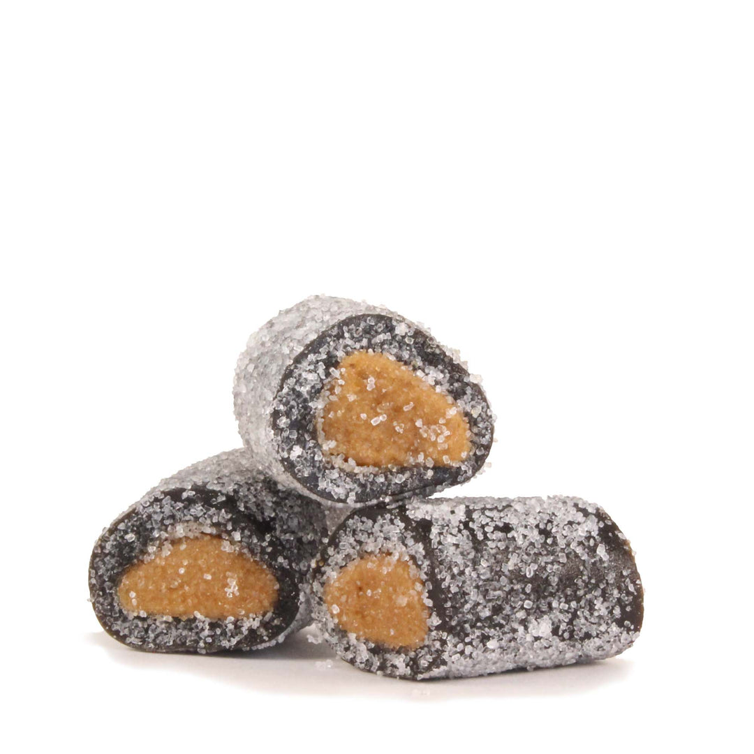 Porvoon Lakritsi Fondant Filled Salmiakki (Salty) Black Liquorice