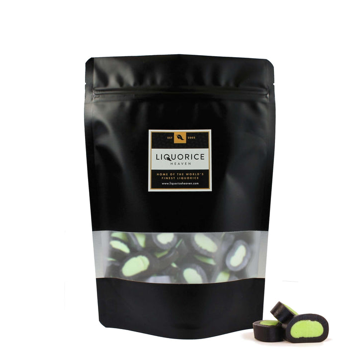 Porvoon Lakritsi Giant Apple Flavoured Sweet Black Liquorice Bites