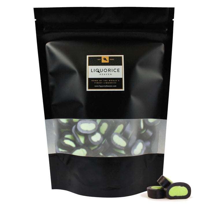 Porvoon Lakritsi Giant Apple Flavoured Sweet Black Liquorice Bites