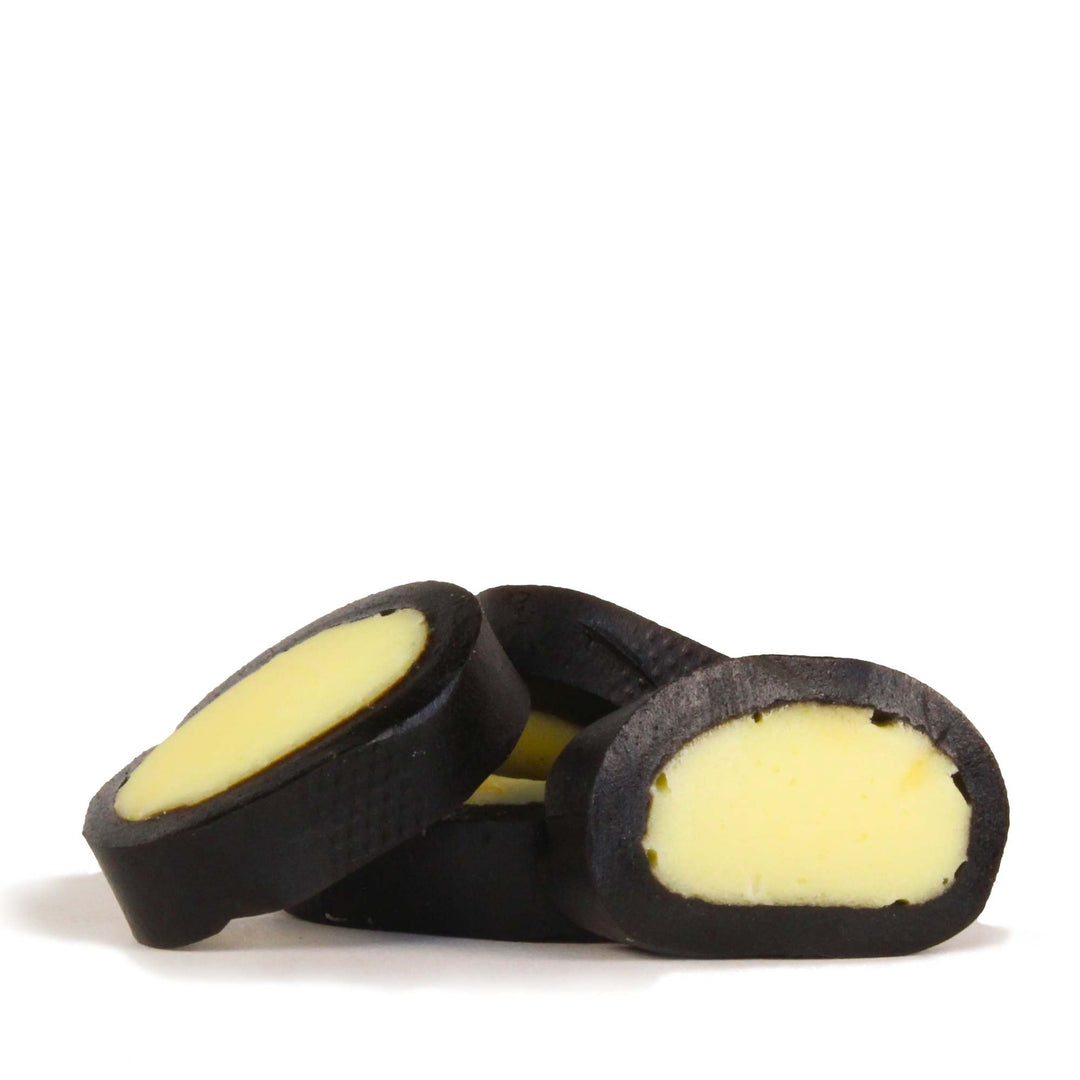 Porvoon Lakritsi Giant Banana Flavoured Sweet Black Liquorice Bites