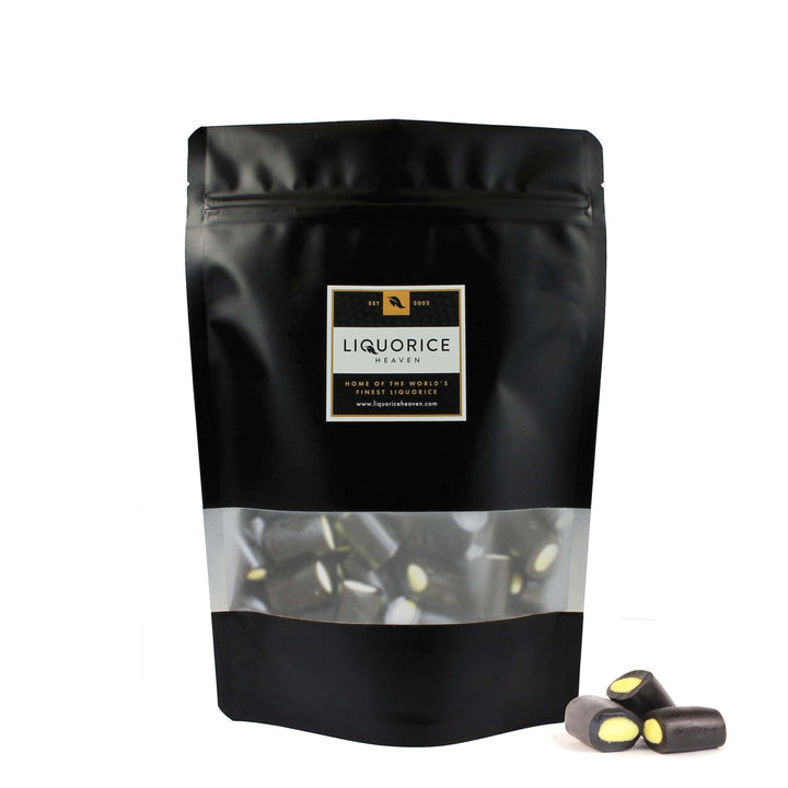 Porvoon Lakritsi Lemon Filled Sweet Black Liquorice