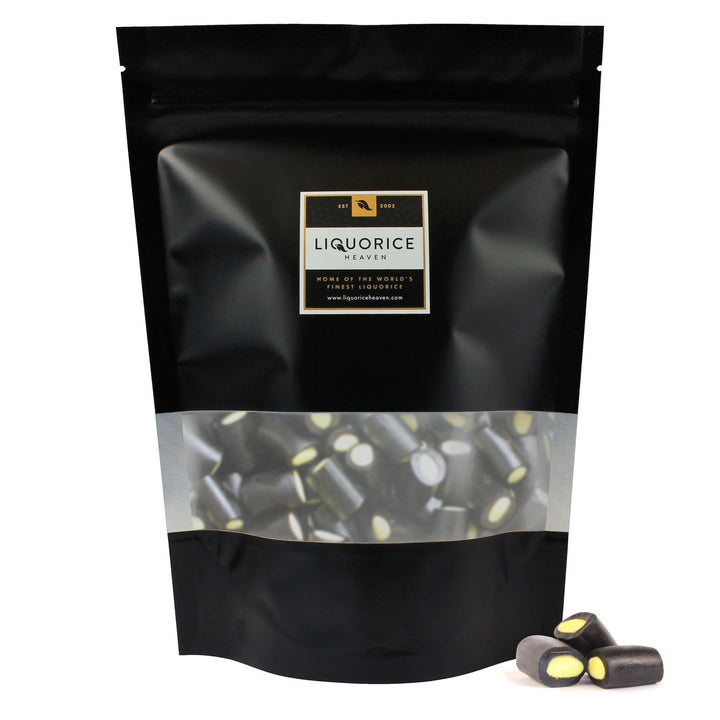Porvoon Lakritsi Lemon Filled Sweet Black Liquorice