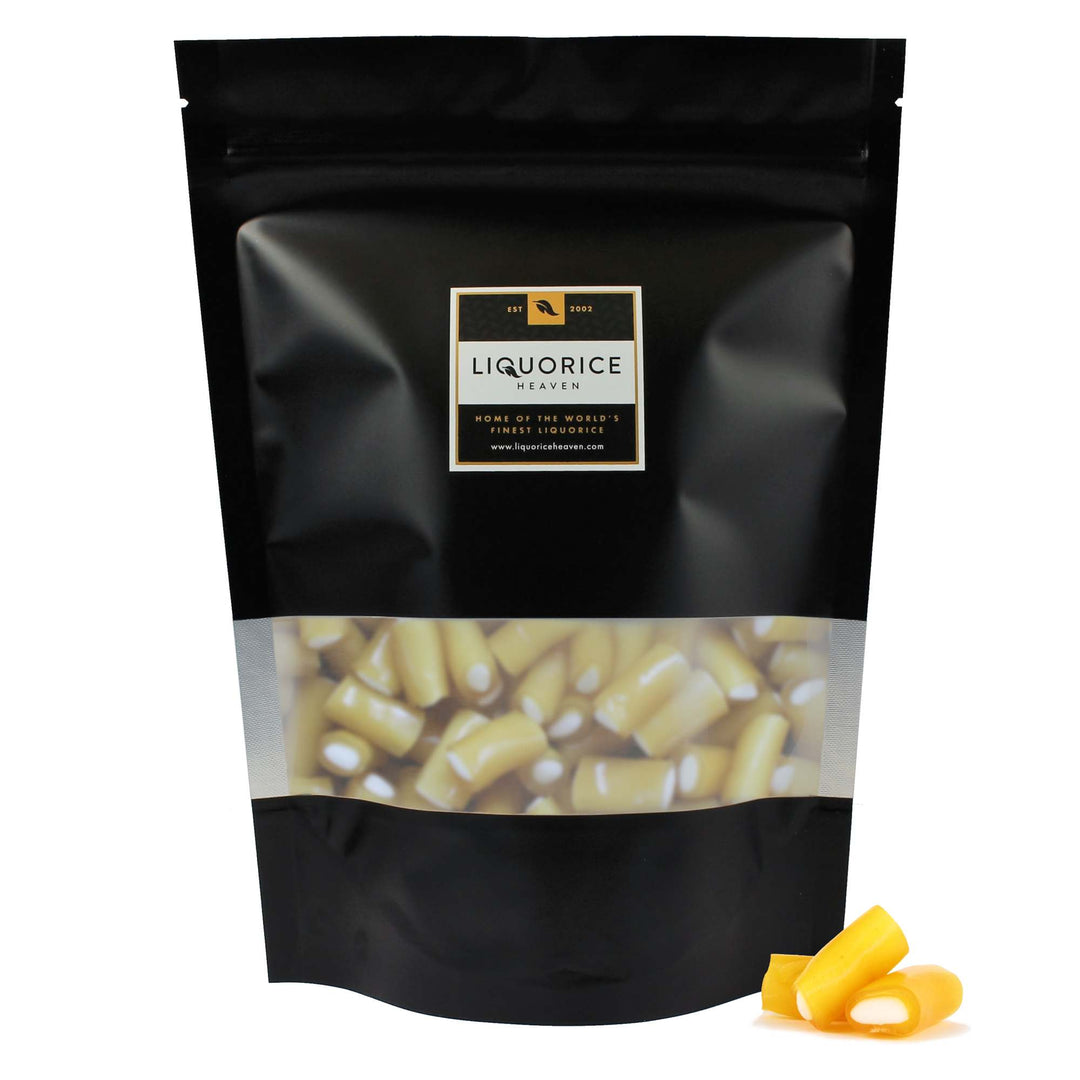 Porvoon Lakritsi Orange Filled Sweet Fruit Liquorice Bites