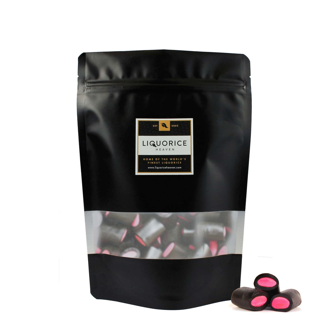 Porvoon Lakritsi Raspberry Filled Sweet Black Liquorice
