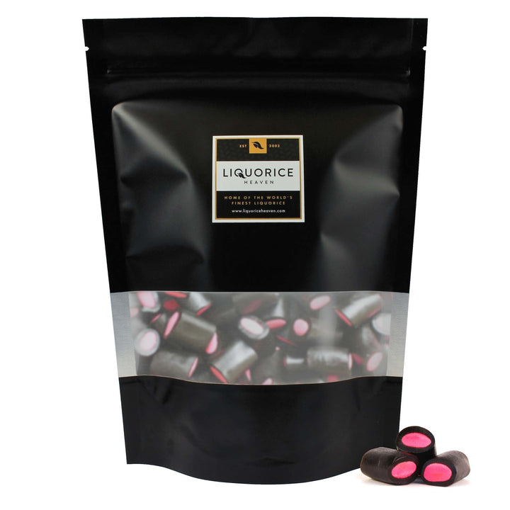 Porvoon Lakritsi Raspberry Filled Sweet Black Liquorice