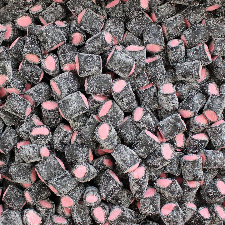 Porvoon Lakritsi Raspberry Fondant Filled Salmiakki (Salty) Black Liquorice