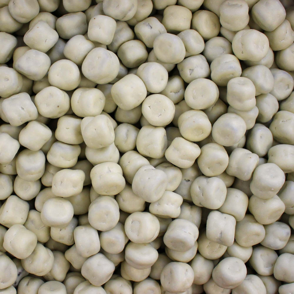 White Chocolate Coated Mildly Salty Black Liquorice