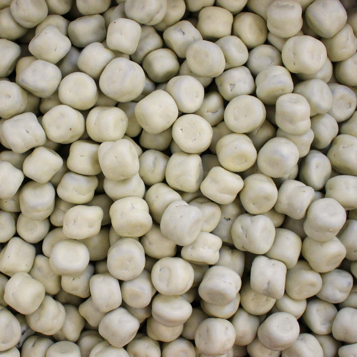 White Chocolate Coated Mildly Salty Black Liquorice