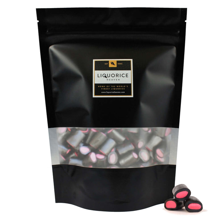 Porvoon Lakritsi Strawberry Filled Sweet Black Liquorice