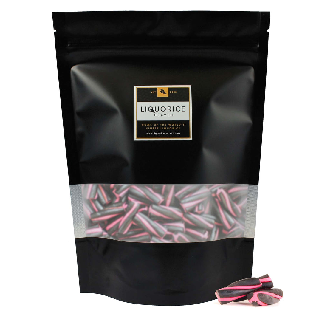 Porvoon Lakritsi Strawberry Flavour Sweet Liquorice Twists