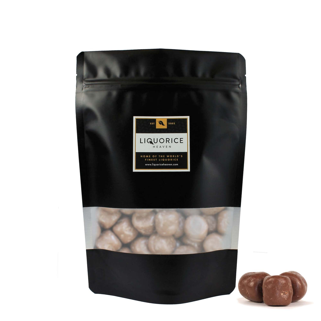 Milk Chocolate Coated Sweet Black Liquorice