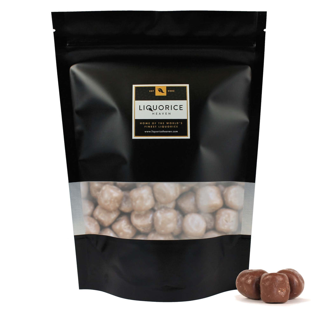 Milk Chocolate Coated Sweet Black Liquorice