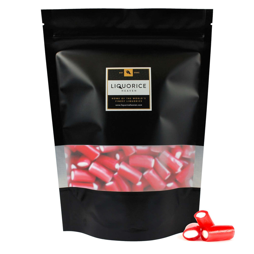 Porvoon Lakritsi Wild Strawberry Filled Sweet Fruit Liquorice Bites