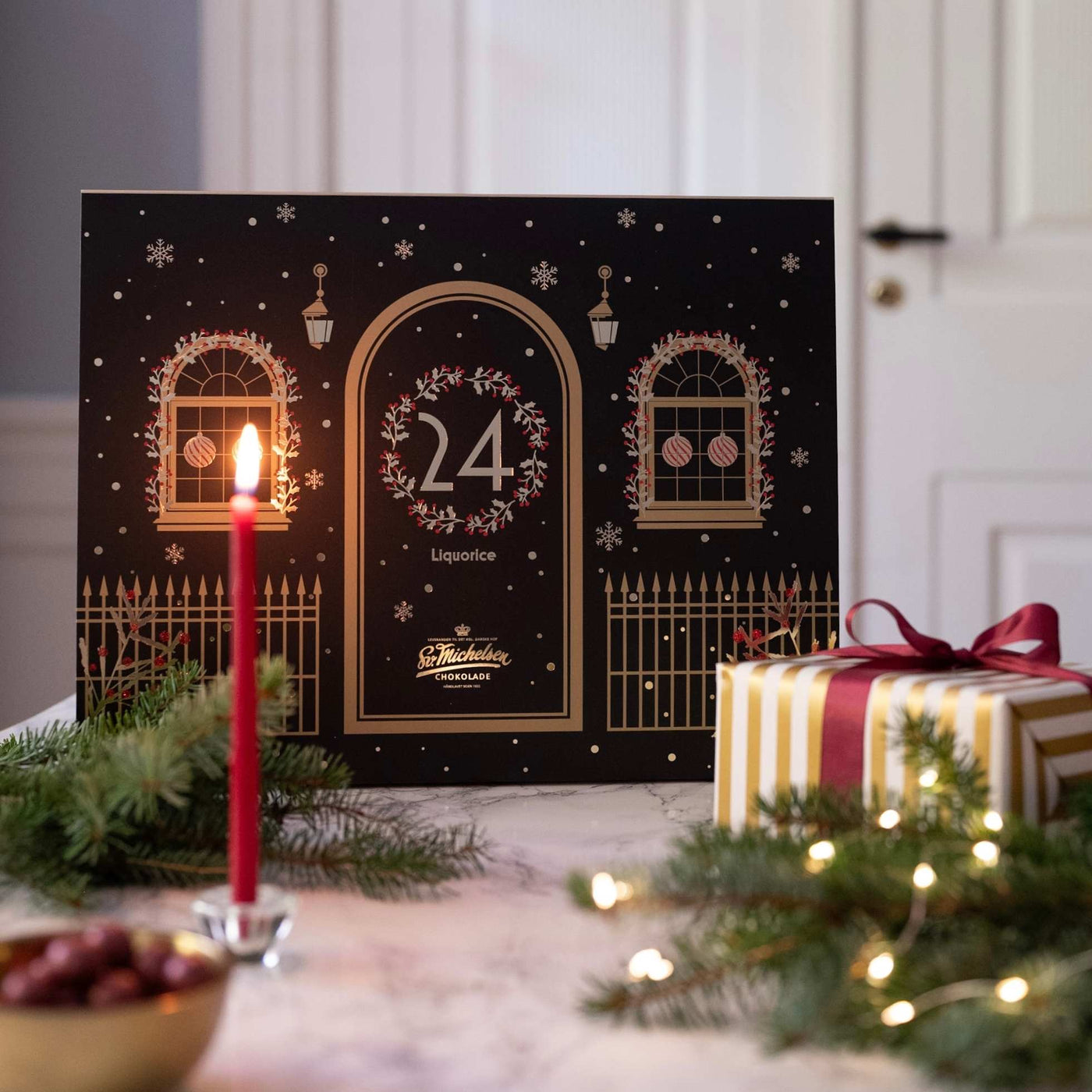 Sv. Michelsen 2023 Lakrids Advent Calendar – Fairtrade Chocolate Liquorice Dragées