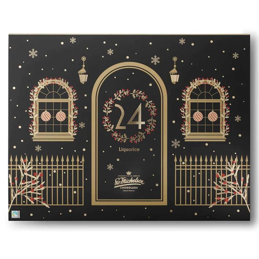 Sv. Michelsen 2023 Lakrids Advent Calendar – Fairtrade Chocolate Liquorice Dragées