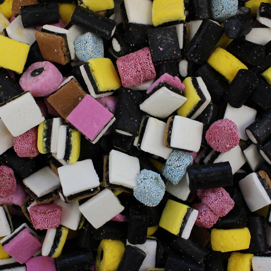 Taveners Liquorice Allsorts – Traditional English Liquorice Sweets