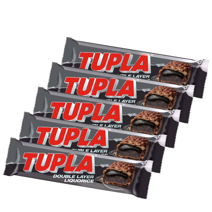 The Tupla Double Layer Liquorice Bar – Salty Liquorice & Nougat (48g)