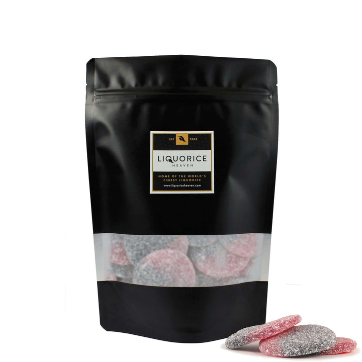 Respberry Veggie Sunsets - Dutch Liquorice & Sour Fruit Gummy Sweets
