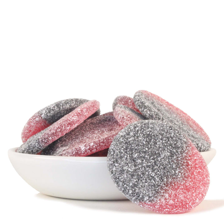 Respberry Veggie Sunsets - Dutch Liquorice & Sour Fruit Gummy Sweets