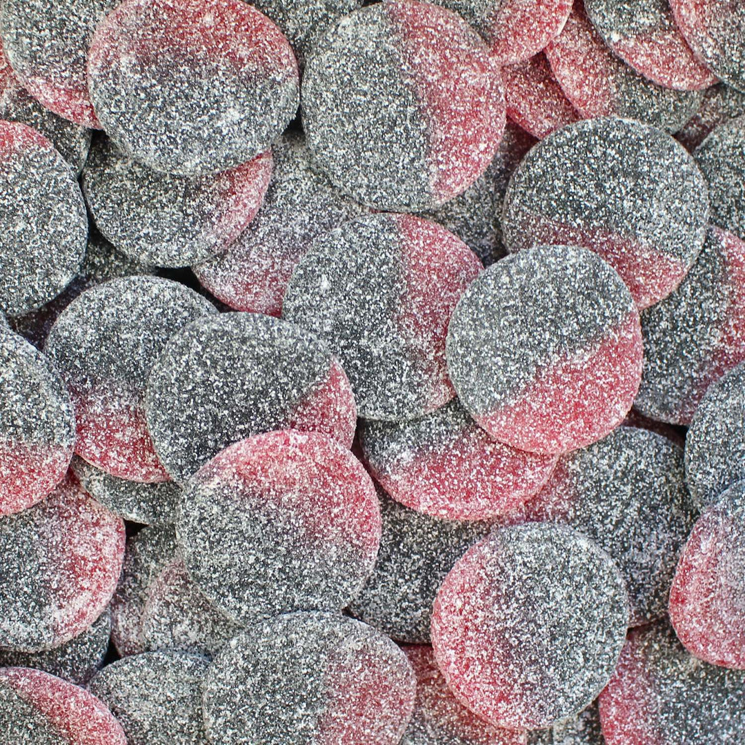 Respberry Veggie Sunsets - Dutch Liquorice & Sour Fruit Gummy Sweets