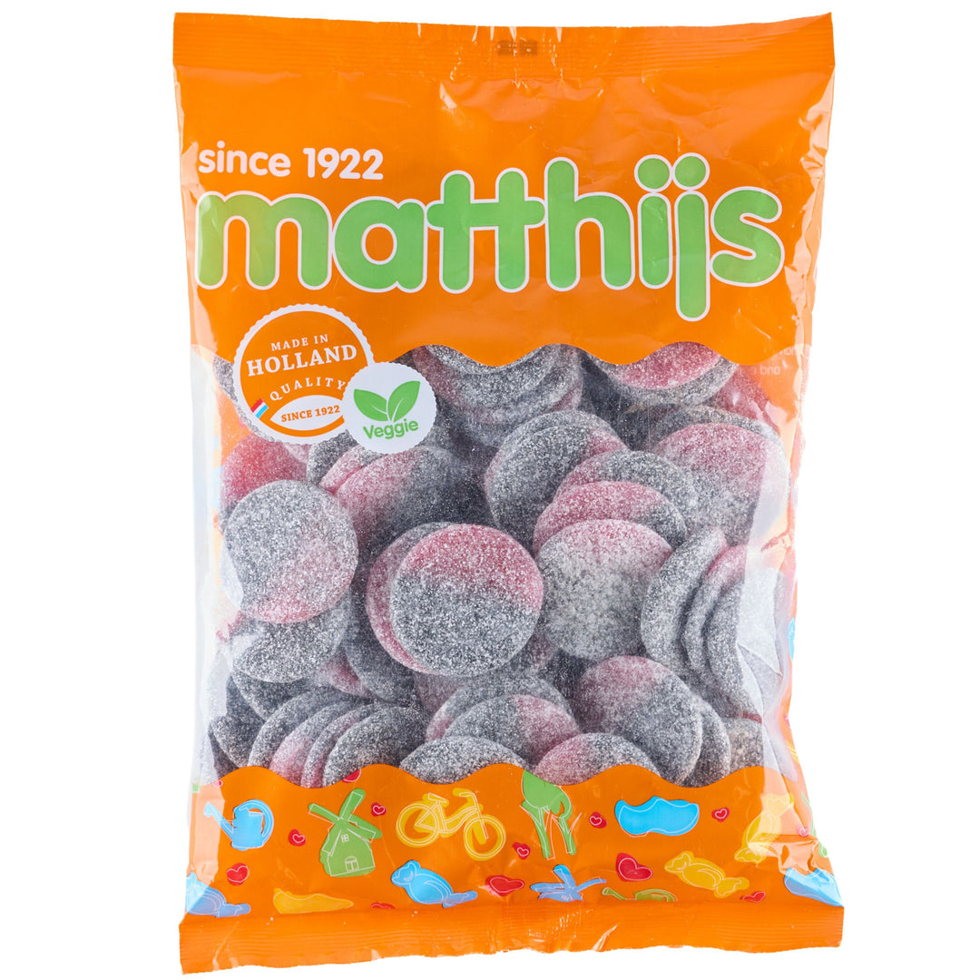 Strawberry Veggie Sunsets - Dutch Liquorice & Sour Fruit Gummy Sweets