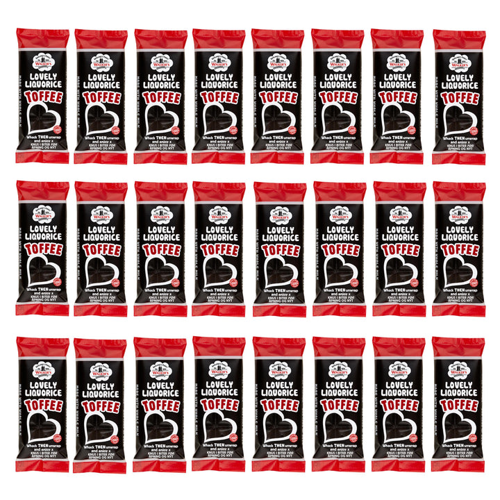 Walker's Nonsuch Lovely Liquorice Toffee Bars – 50g - box of 24