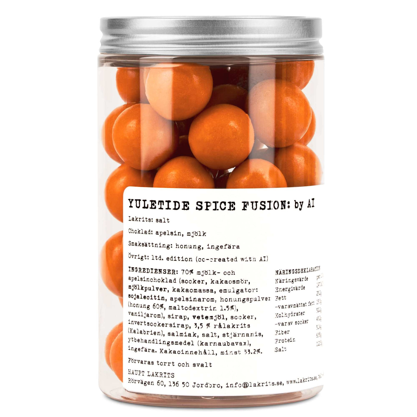 Yuletide Spice Fusion - Salt Liquorice, Milk Orange Chocolate, Honey & Ginger