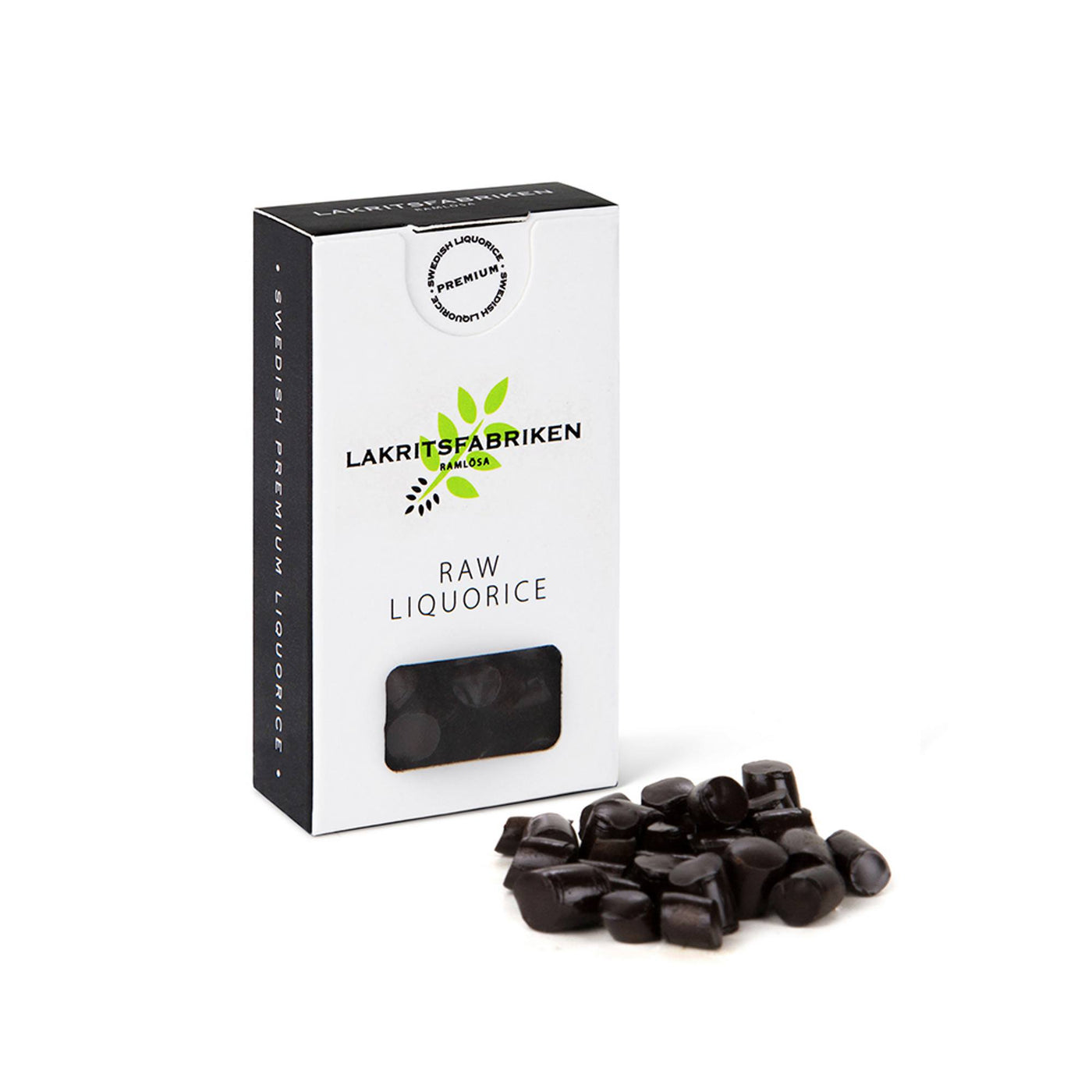 Lakritsfabriken Organic Raw Pure Black Liquorice - 25g