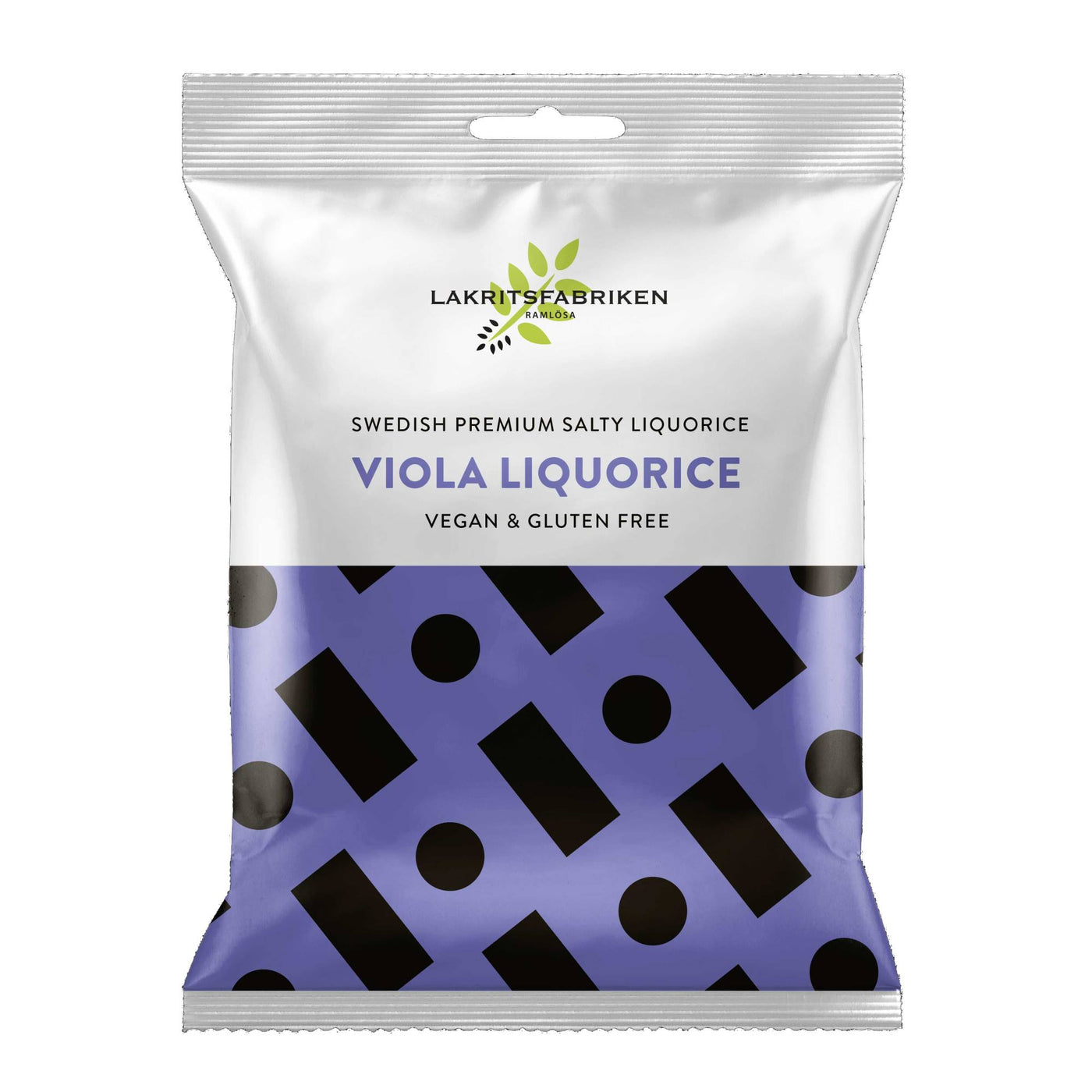 Lakritsfabriken Viola – Soft Voilet Flavoured Black Salt Liquorice