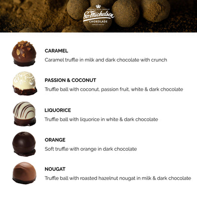Large Sv. Michelsen Luxury Gift Selection Box (Cream) – Handmade Chocolates, Truffles & Liquorice Dragées