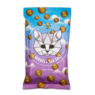 Omnom Krunch - Crunchy Malt Balls Coated In Liquorice Flavoured Chocolate