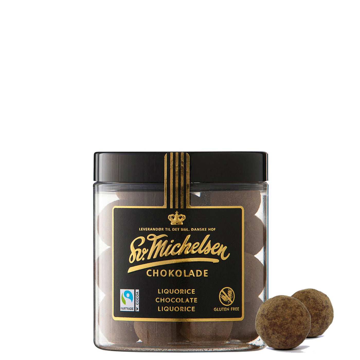 Sv. Michelsen - Liquorice In Milk Chocolate & Dusted In Salmiak - Danish Lakrids
