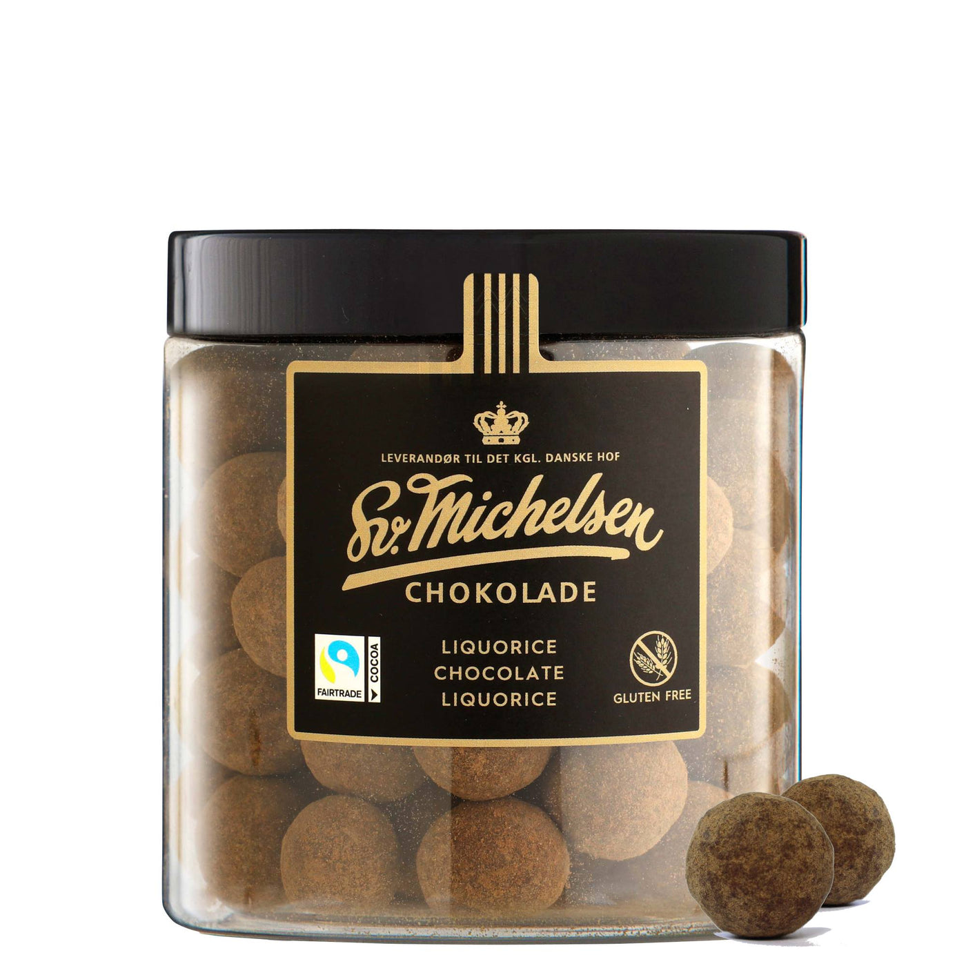 Sv. Michelsen - Liquorice In Milk Chocolate & Dusted In Salmiak