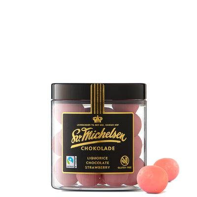 Sv. Michelsen - Liquorice, White Chocolate & Strawberry - Danish Lakrids