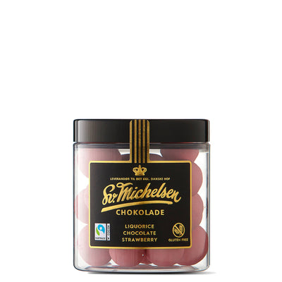 Sv. Michelsen - Liquorice, White Chocolate & Strawberry - Danish Lakrids