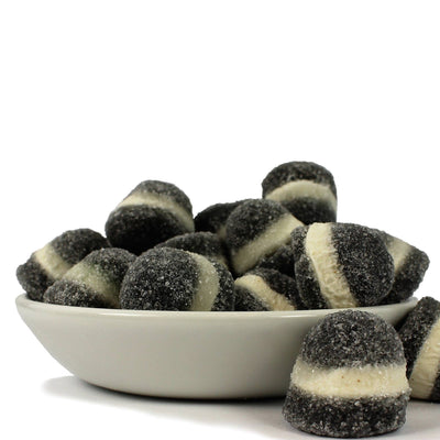 Toupies - Soft & Chewy Sugar Coated Liquorice Jelly Sweets