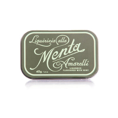 Amarelli Favette 40g Tin - Italian Pure Liquorice Flavoured With Mint-Italian Liquorice-Liquorice Heaven