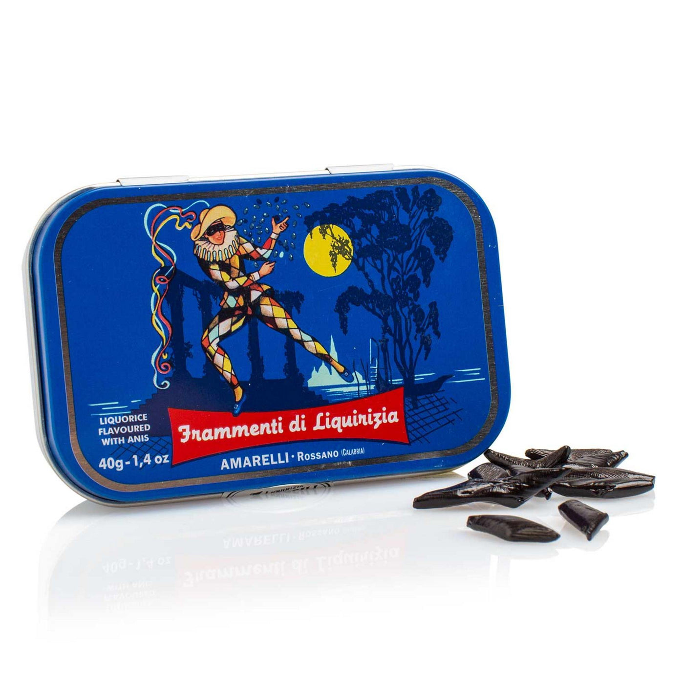 Amarelli Rombetti 40g Tin - Italian Pure Liquorice Flavoured With Anise-Italian Liquorice-Liquorice Heaven