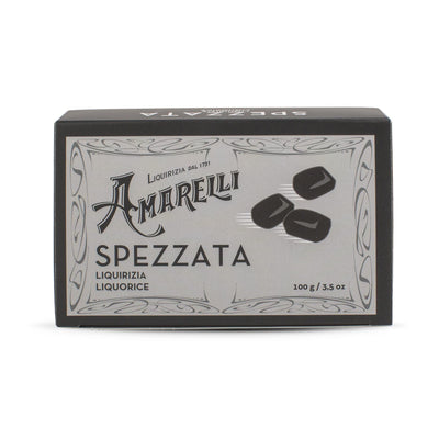 Amarelli Spezzata - Italian Pure Black Hard Liquorice Pellets-Italian Liquorice-Liquorice Heaven
