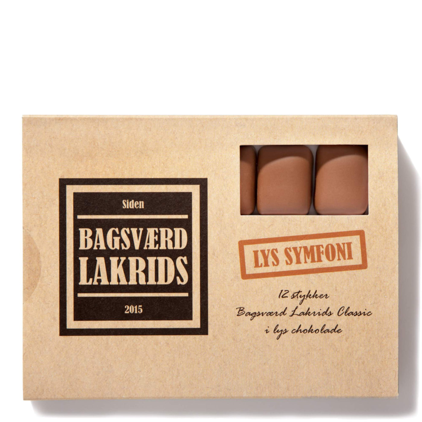 Bagsværd Lakrids Lys Somfoni - Liquorice Caramel With Milk Chocolate - 130g